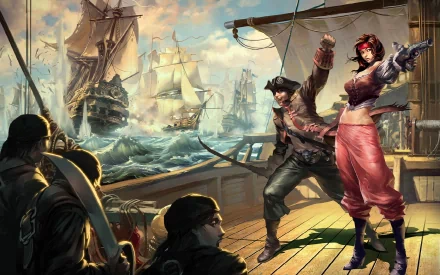 fantasy pirate HD Desktop Wallpaper | Background Image