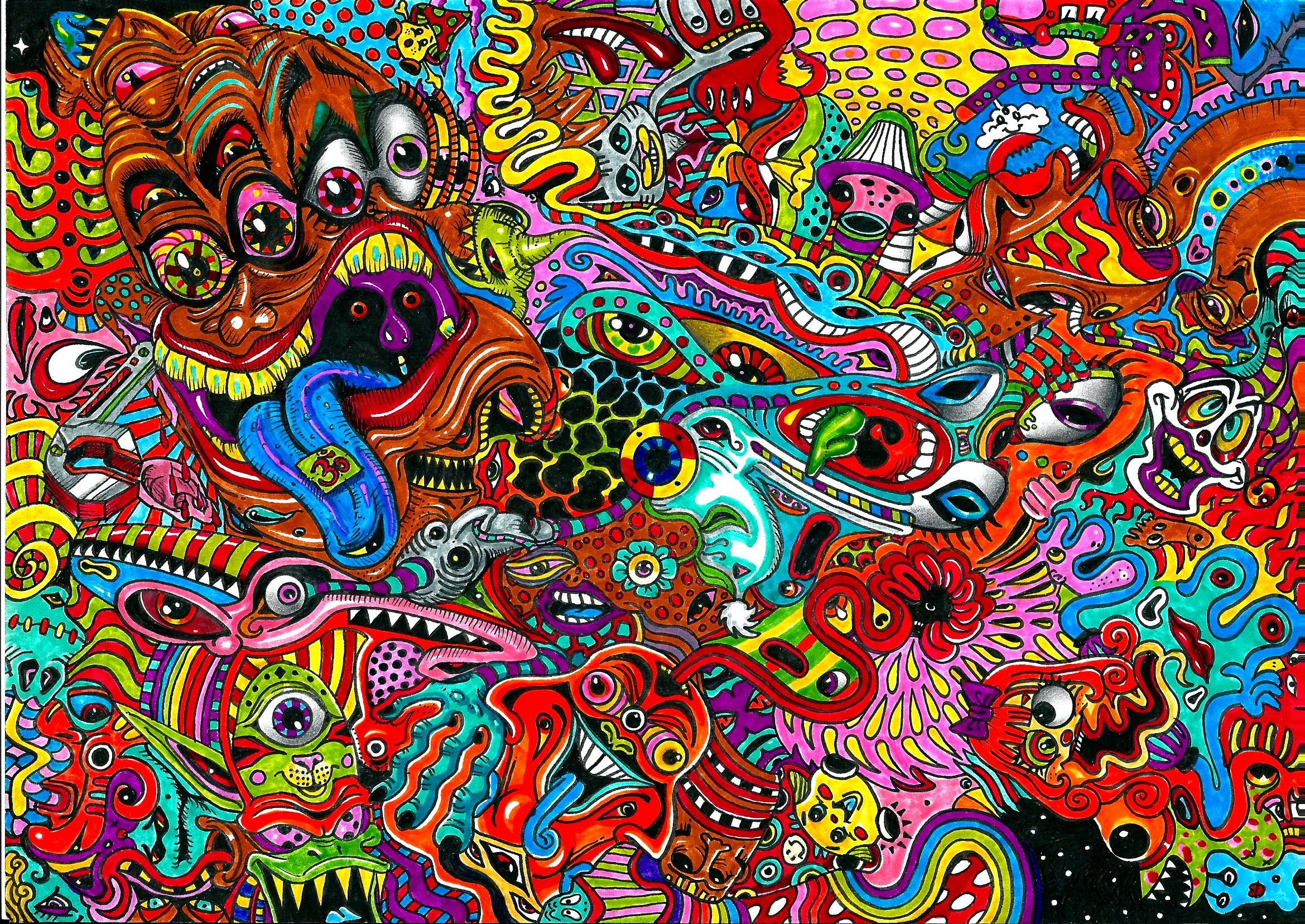 Artistic Psychedelic HD Wallpaper | Background Image