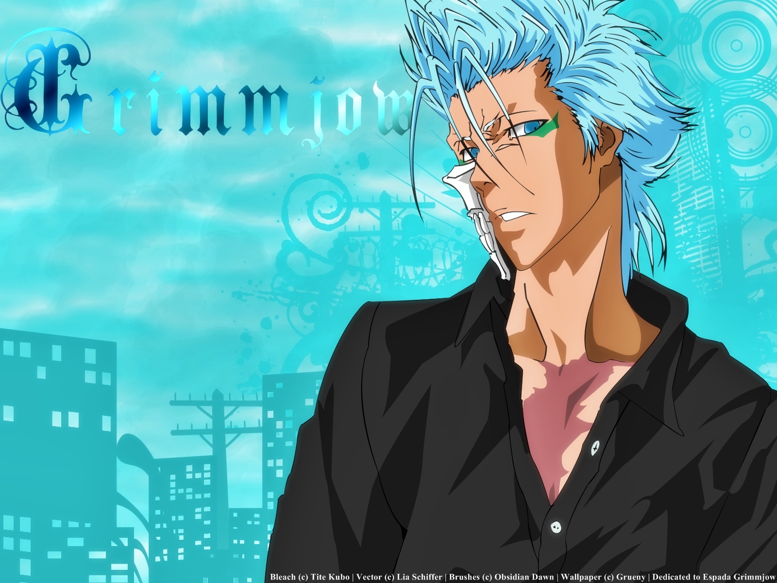 Download Grimmjow Jaegerjaquez Anime Bleach Wallpaper