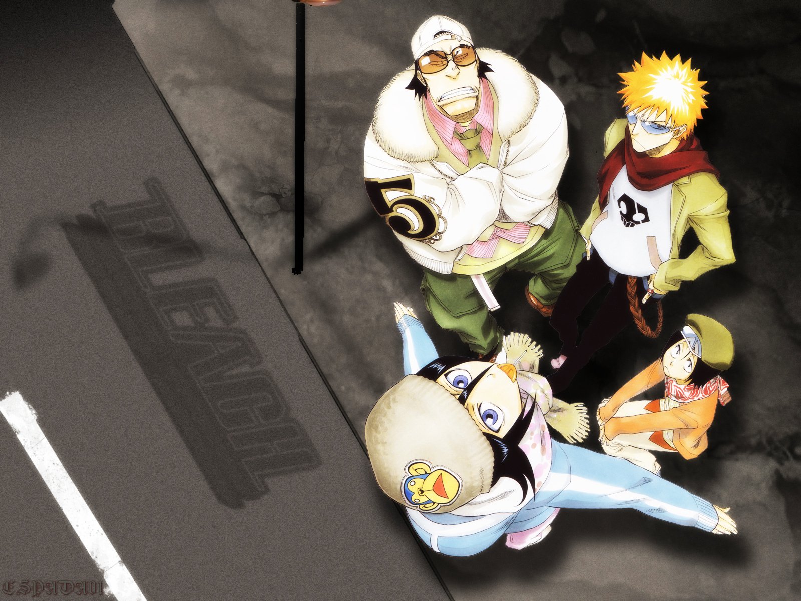 Download Hanataro Yamada Rukia Kuchiki Ichigo Kurosaki Anime Bleach Wallpaper