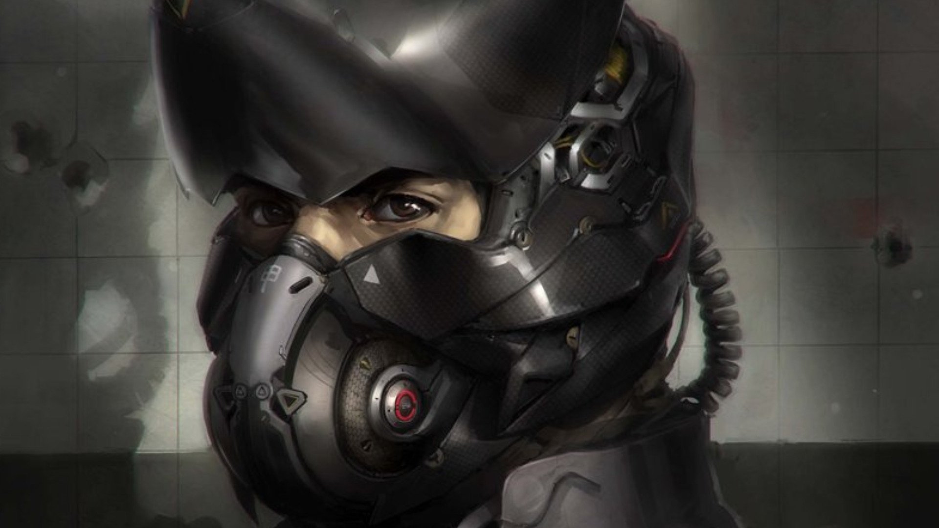 Download Sci Fi Helmet HD Wallpaper