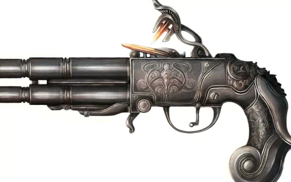 fantasy weapon flintlock HD Desktop Wallpaper | Background Image