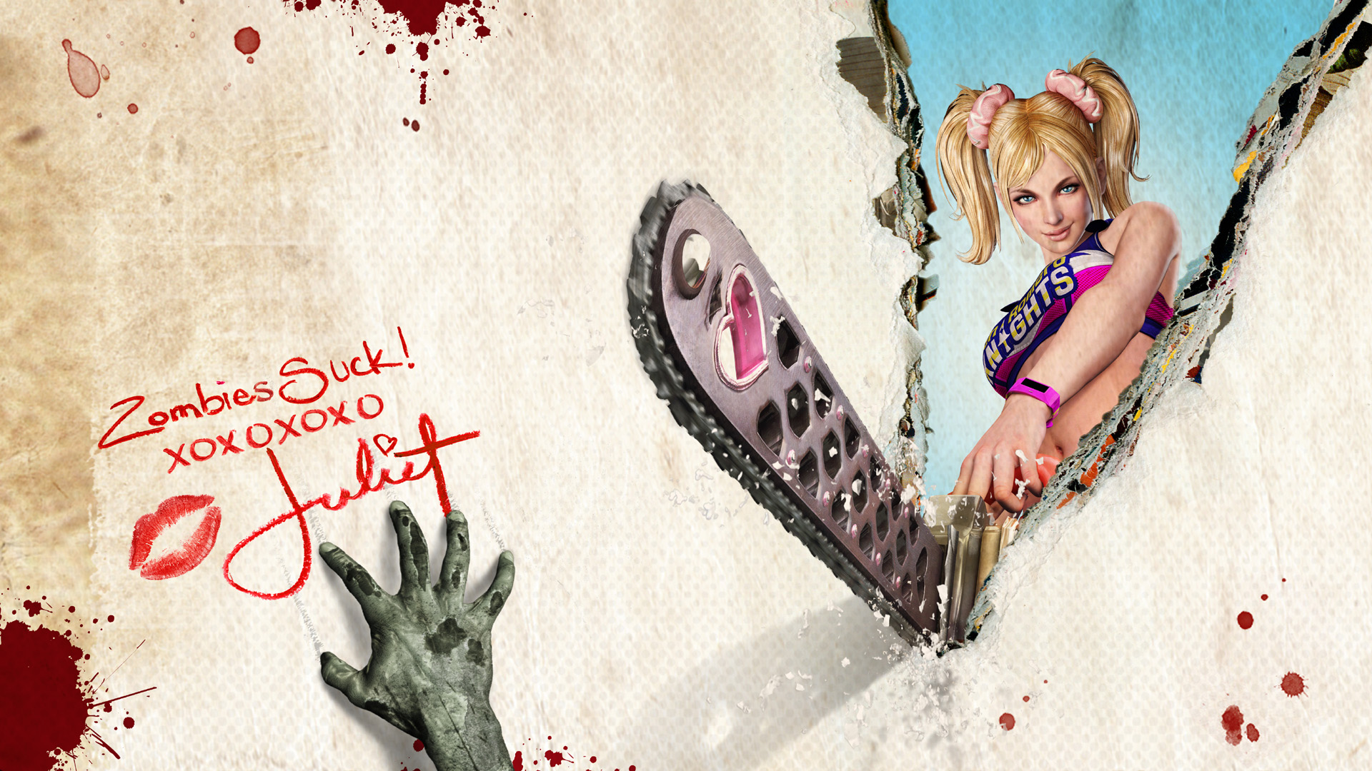 Lollipop Chainsaw Official Art Cover HD | Sticker