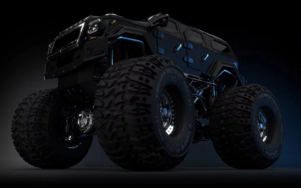 monster truck vehicle artistic HD Desktop Wallpaper | Background Image
