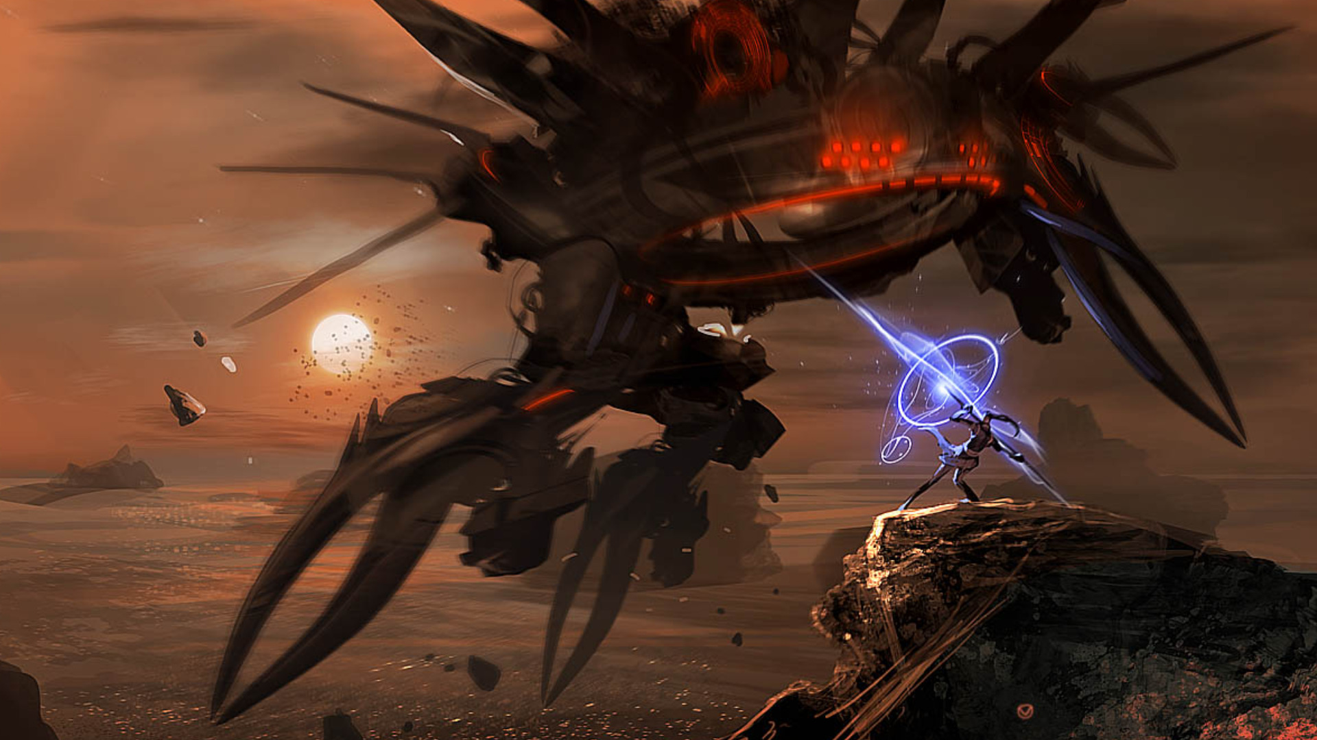 Download Sci Fi Battle HD Wallpaper