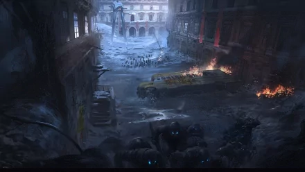 Sci Fi apocalyptic HD Desktop Wallpaper | Background Image