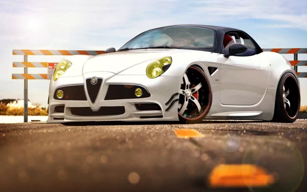 vehicle Alfa Romeo 8C Spider HD Desktop Wallpaper | Background Image