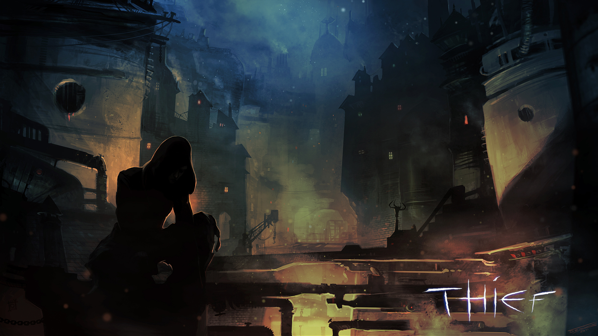 Проджект ночь. Thief Виктория. Thief 2014 Art. Thief игра арт. Thief the Dark Project арты.