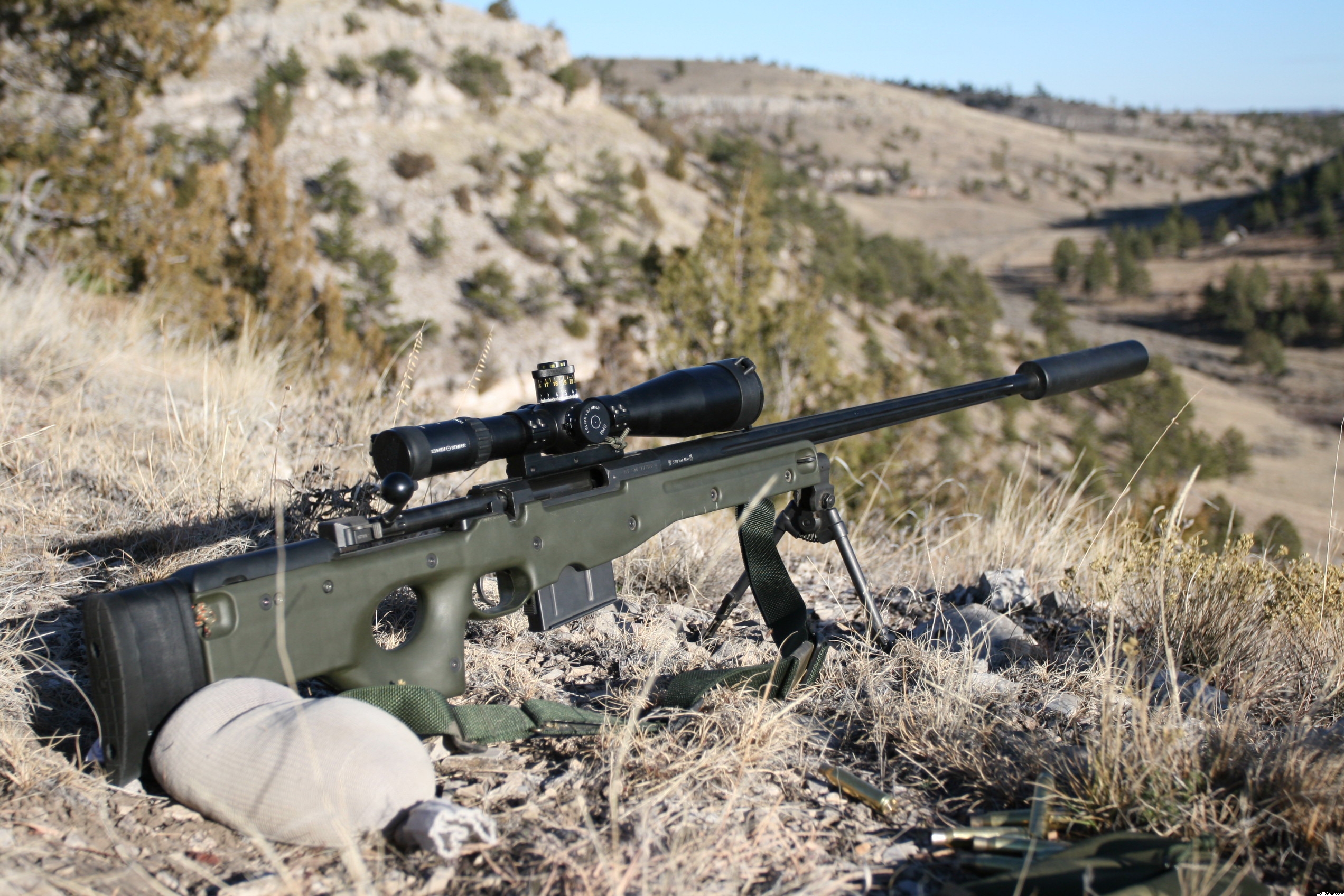 Savage Lapua Magnum Sniper Rifle Full HD Wallpaper and Background Image
