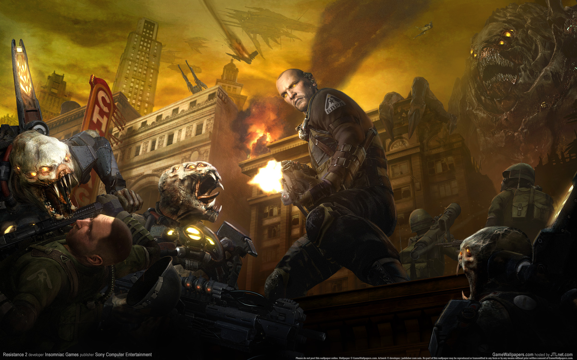 Video Game Resistance: Fall Of Man HD Wallpaper | Background Image