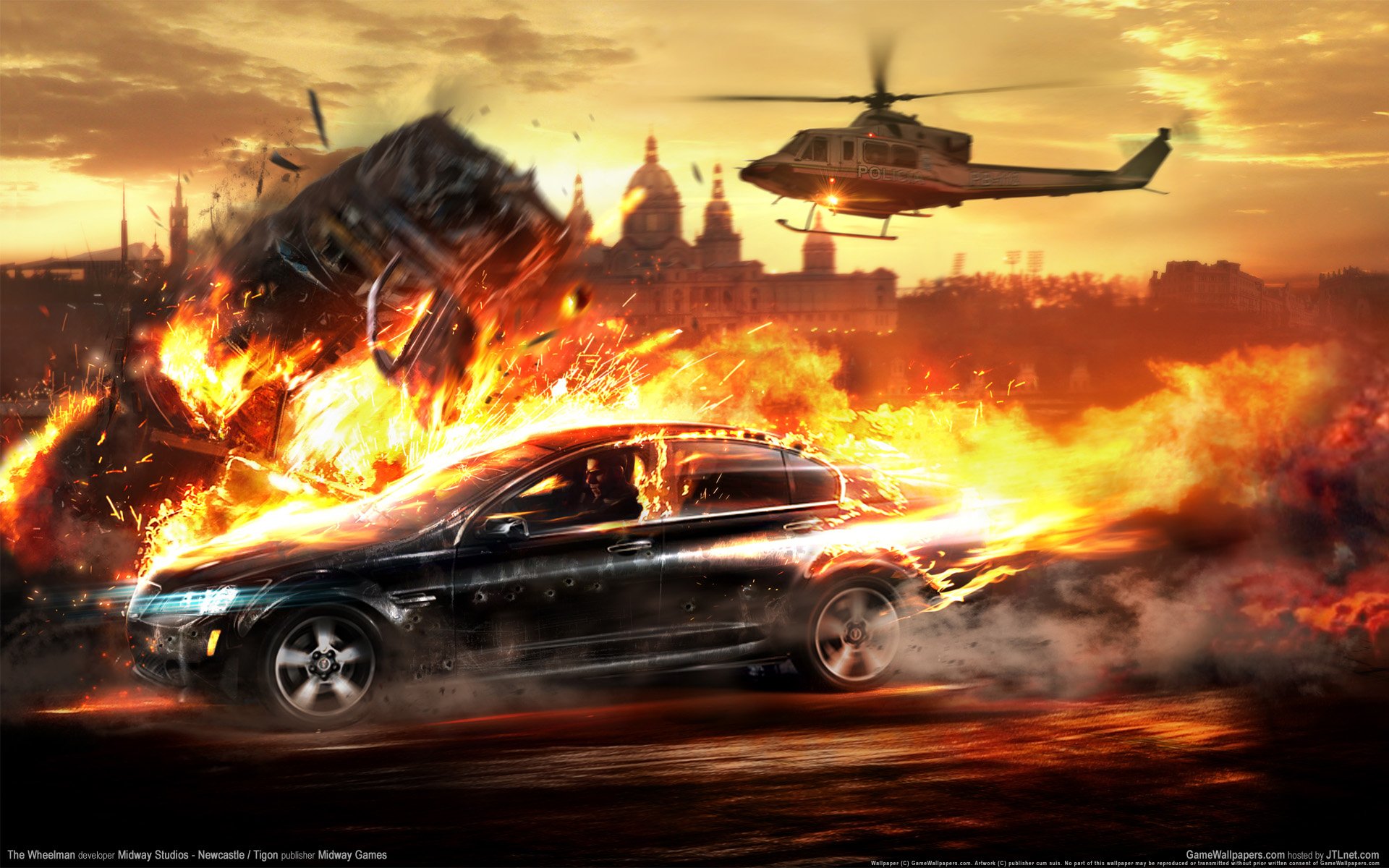 Download Video Game The Wheelman HD Wallpaper