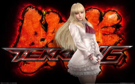 Lili Rochefort Tekken long hair blonde glove white dress dress video game Tekken 6 HD Desktop Wallpaper | Background Image