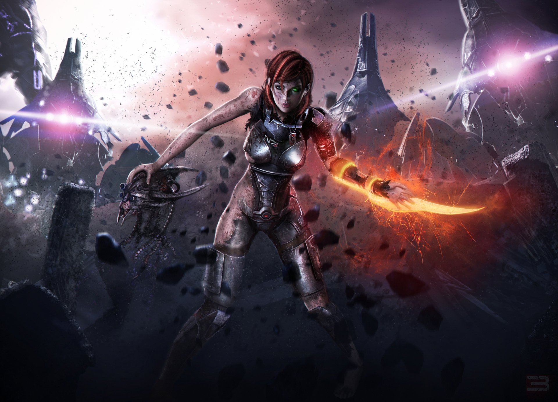 Download Commander Shepard Video Game Mass Effect Hd Wallpaper 4785