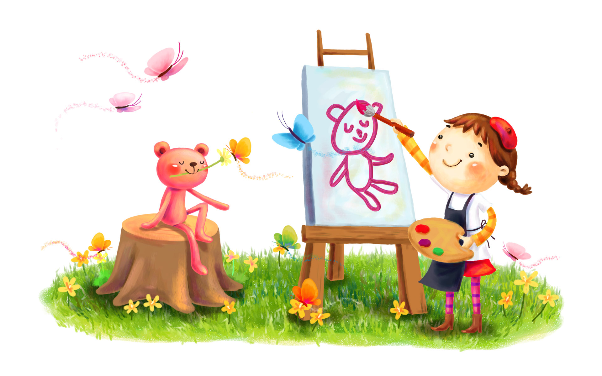 Artistic Childhood Dream HD Wallpaper | Background Image