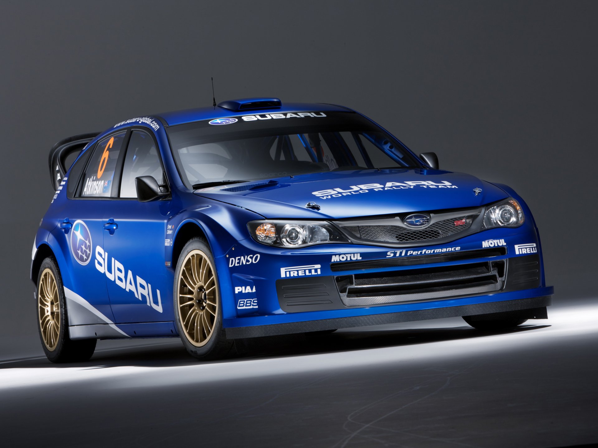 Subaru Impreza WRC (GH) '2008 HD Wallpaper Background