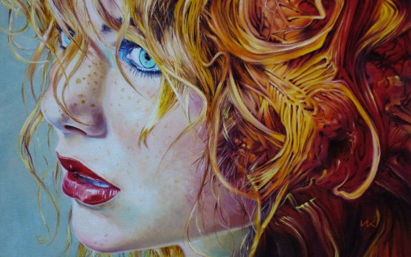 Women Artistic Portrait Freckles Face HD Wallpaper | Background Image