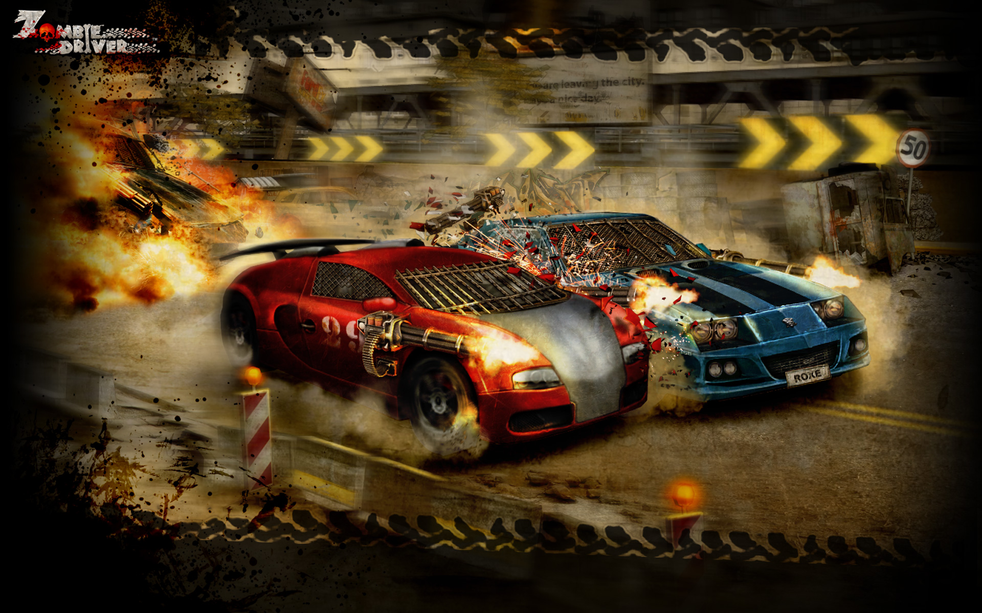 Video Game Zombie Driver HD Wallpaper | Background Image