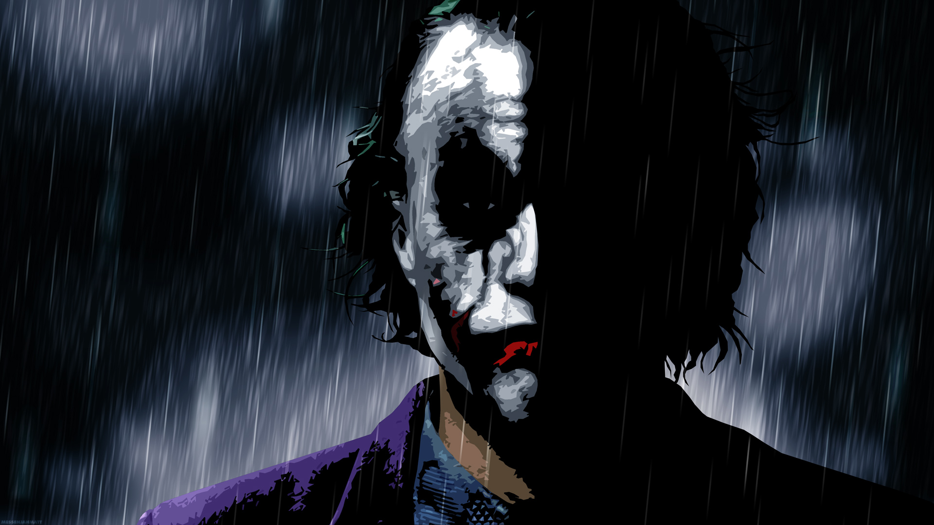 Download Joker Movie The Dark Knight HD Wallpaper by MessenjahMatt