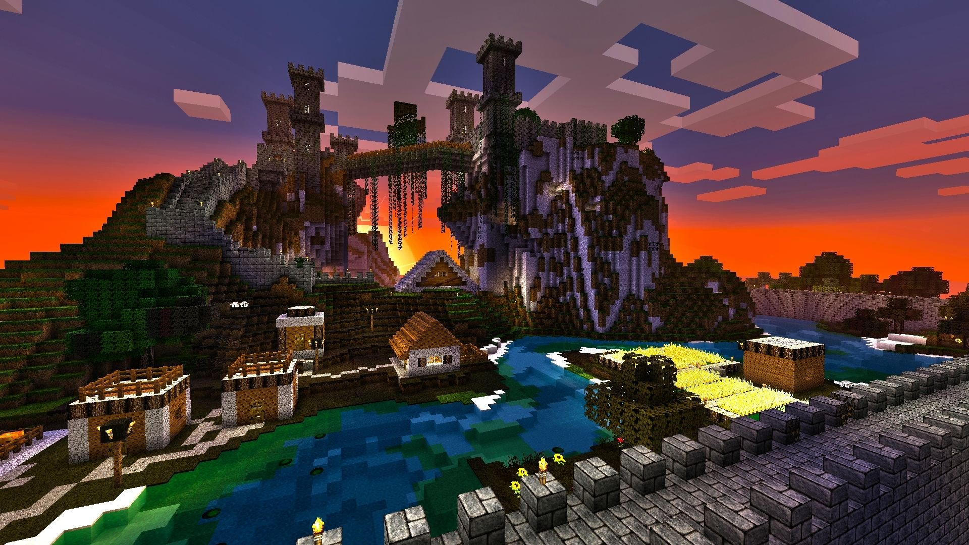 Download Video Game Minecraft  HD Wallpaper by skrufor