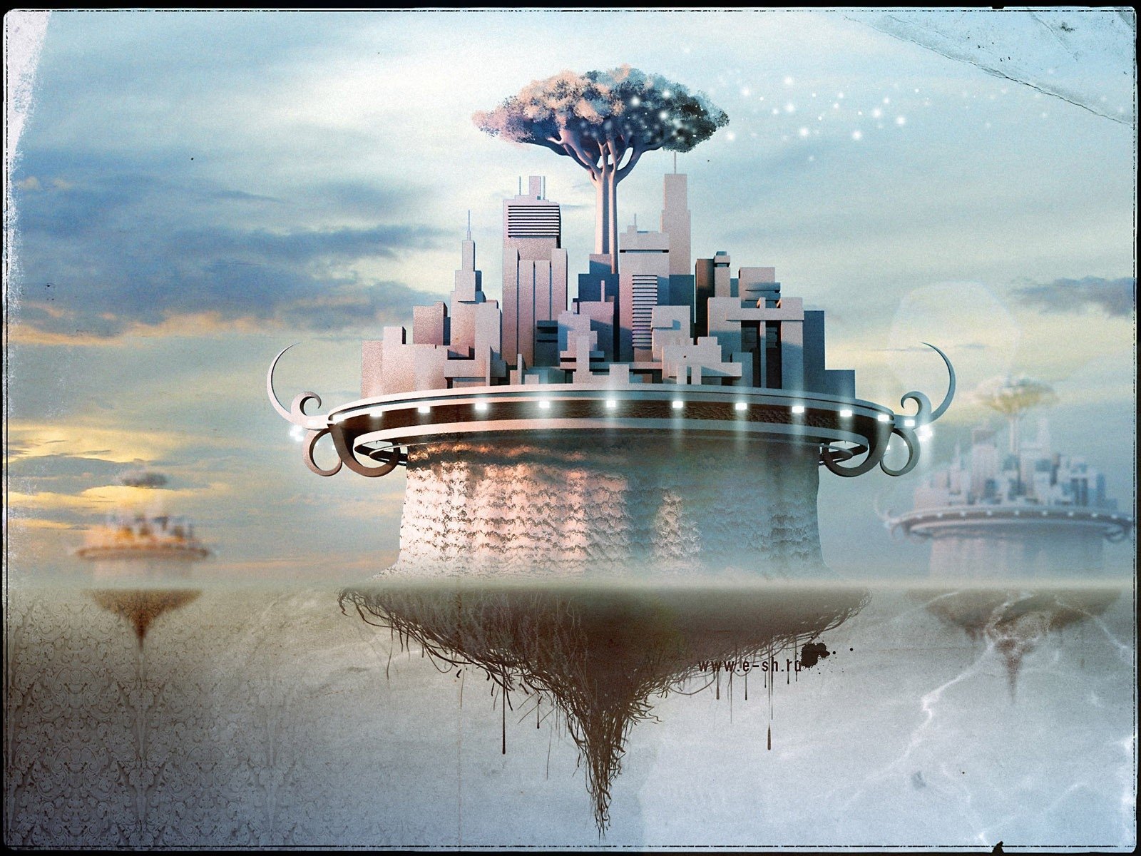 Download Fantasy City  Wallpaper by Shelest
