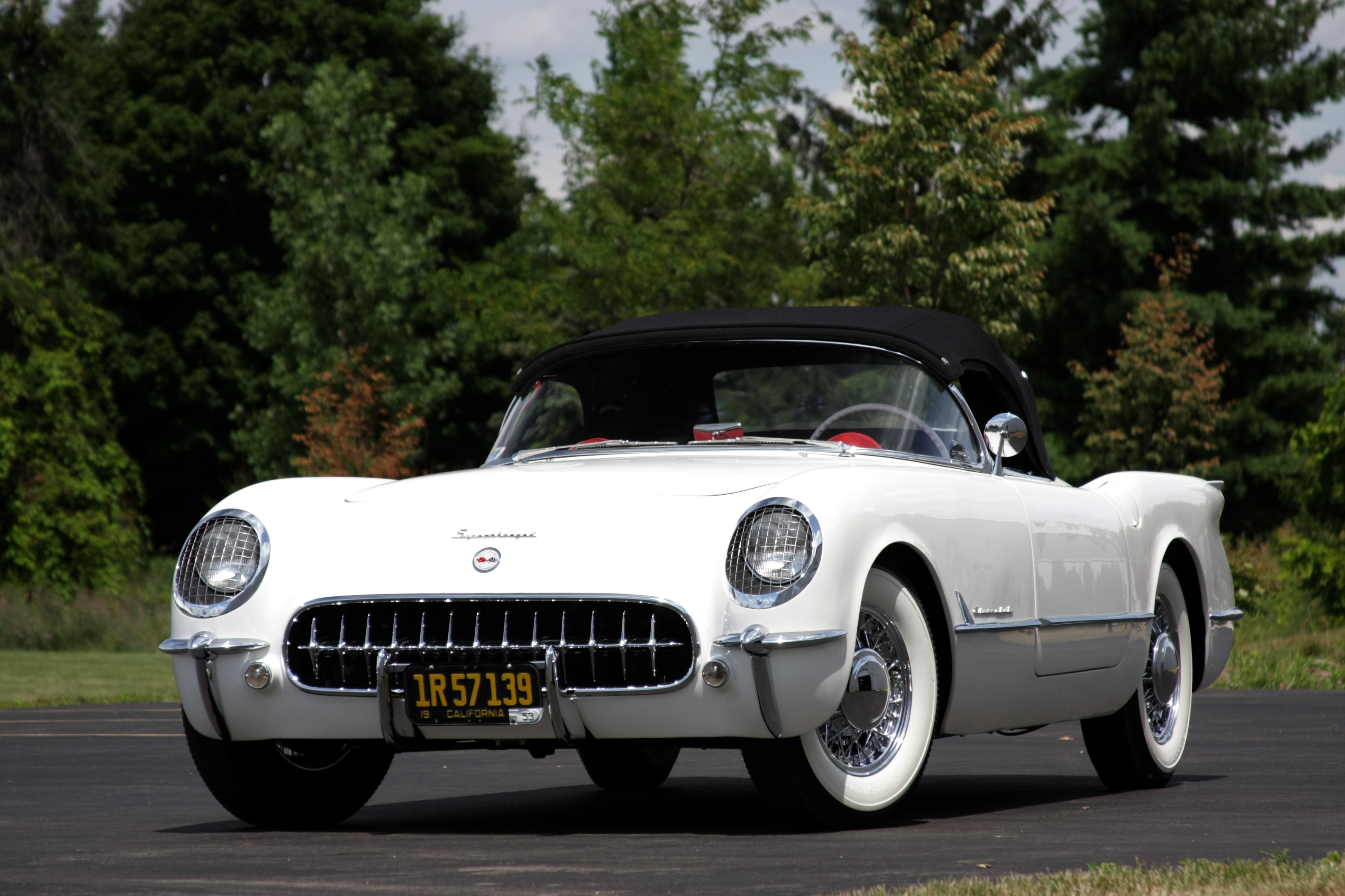 1953 SUPERCHARGED CORVETTE 4k Ultra HD Wallpaper and Background Image