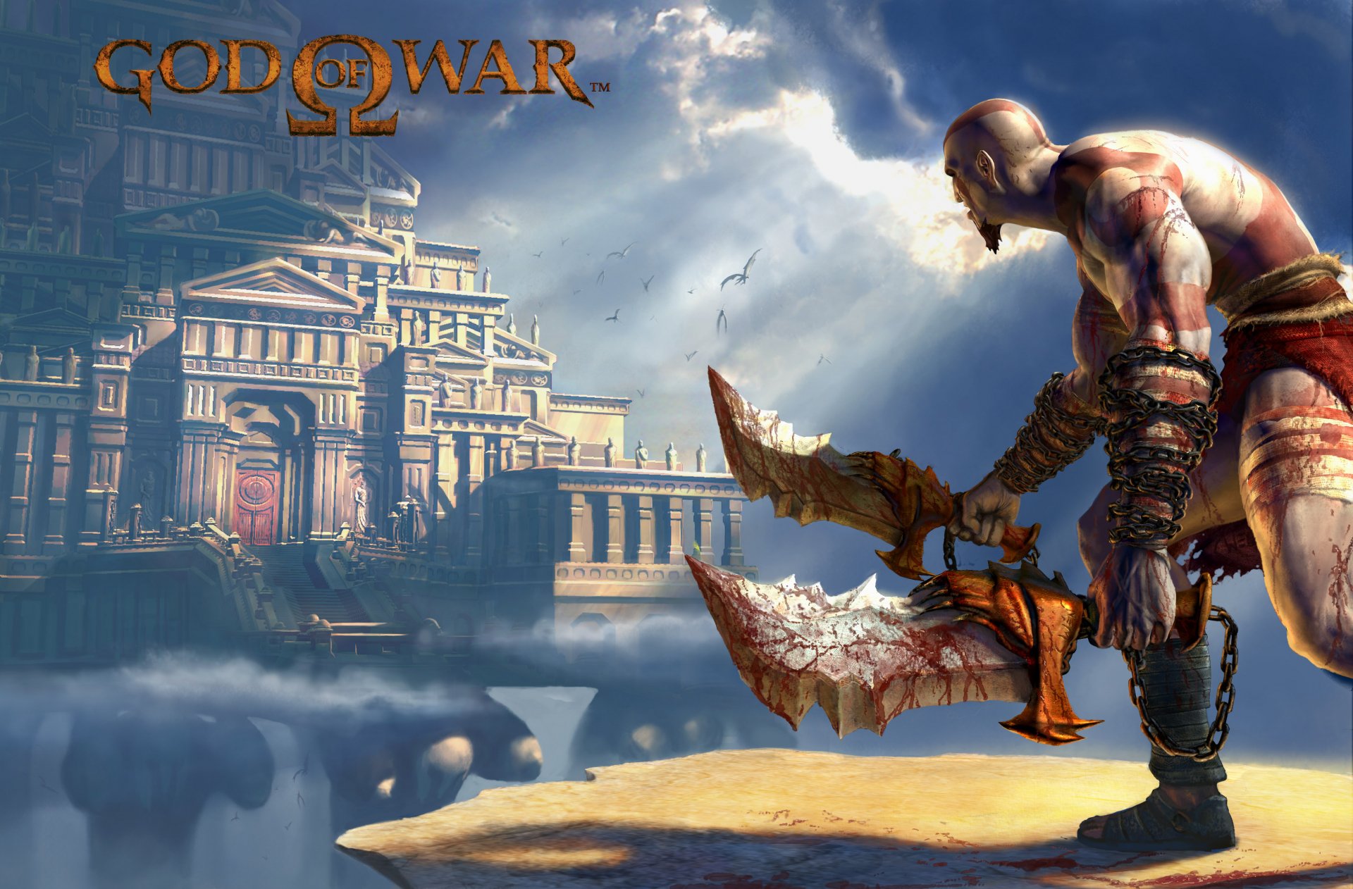 Impressões Decorativas Pintura de Parede em Tela, God of War