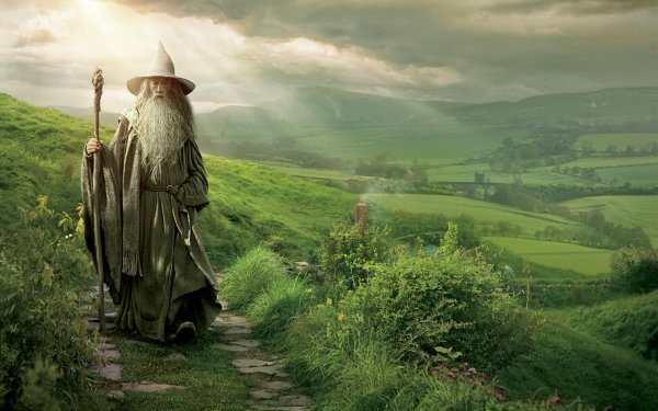 Movie The Hobbit: An Unexpected Journey The Lord of the Rings Movies Gandalf HD Wallpaper | Background Image