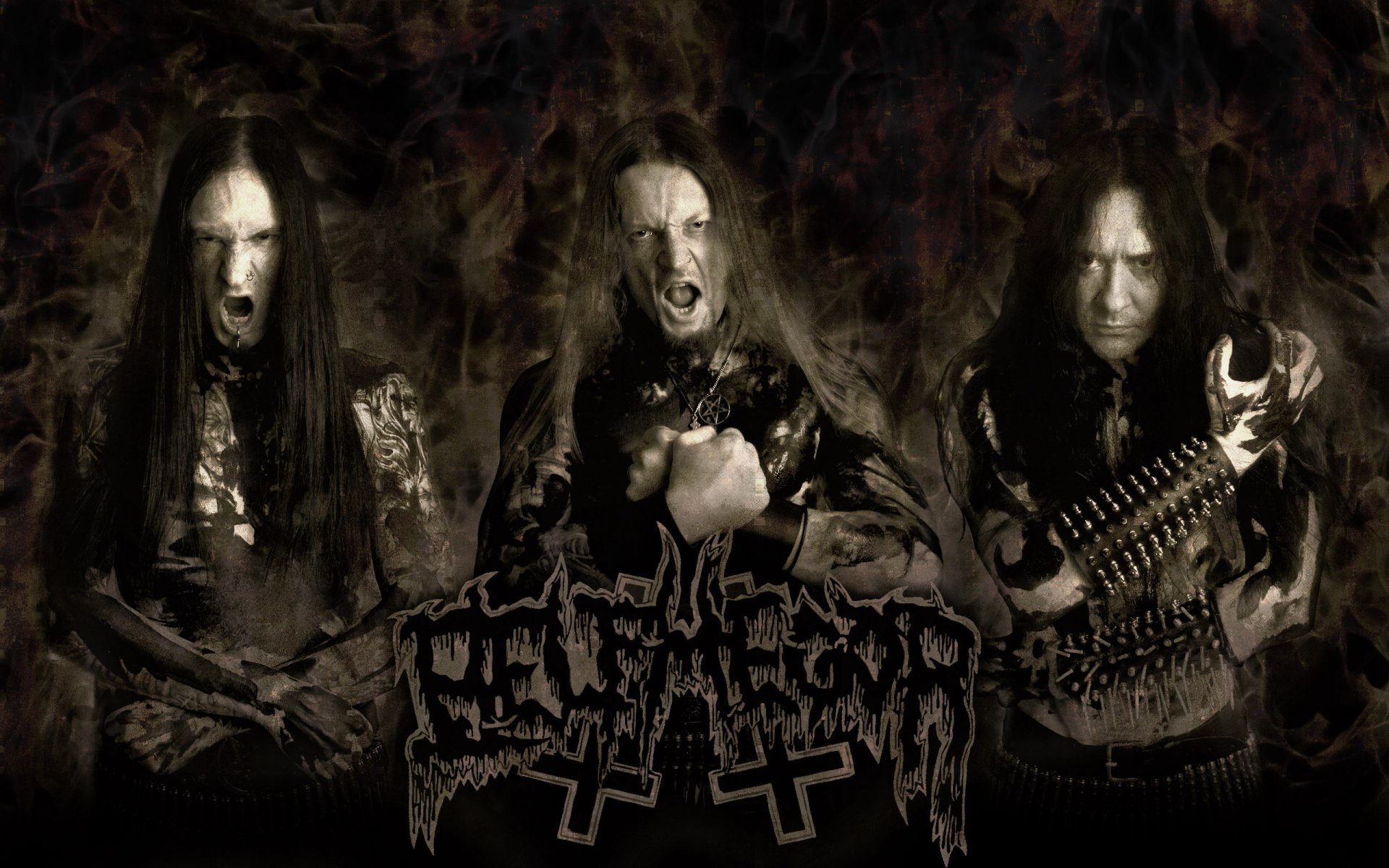 Download Black Metal Hard Rock Heavy Metal Music Belphégor HD Wallpaper