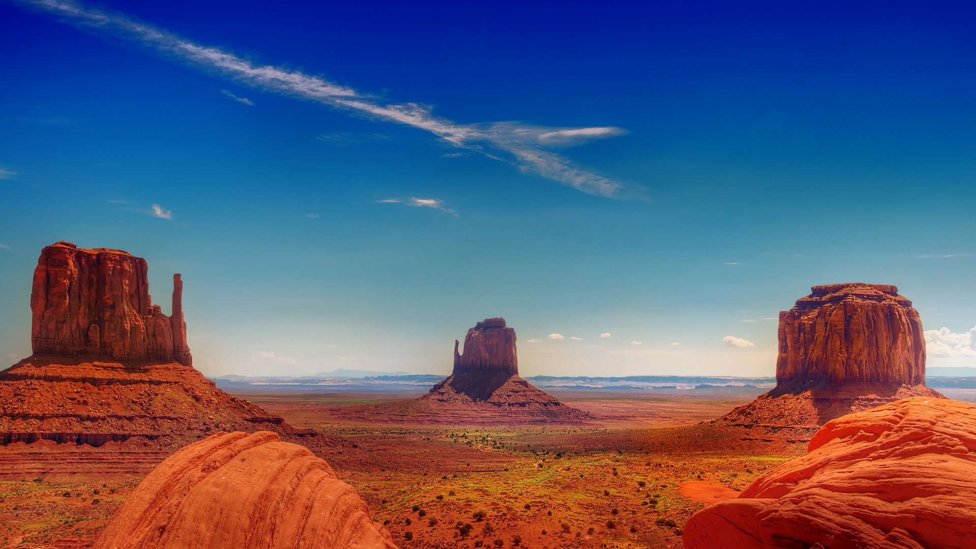 Download Scenic Dessert Landscape Canyon Nature Monument Valley HD