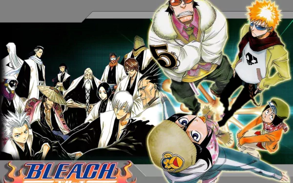 Ichigo Kurosaki Hanataro Yamada Rukia Kuchiki Anime Bleach HD Desktop Wallpaper | Background Image