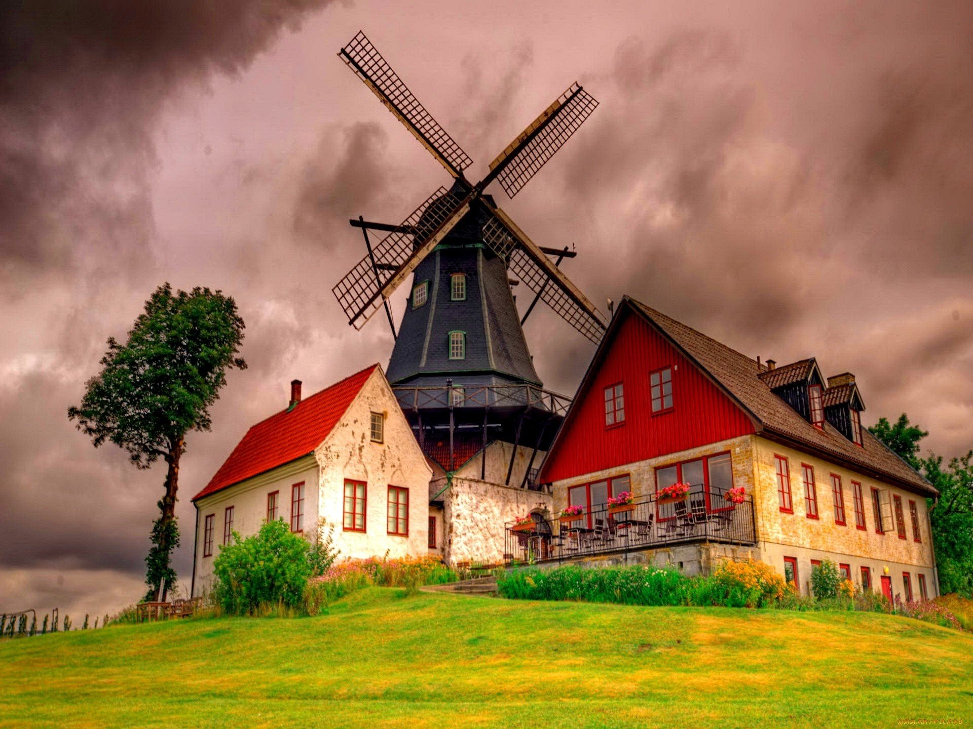 Moulin à Vent Full HD Fond d’écran and Arrière-Plan | 1920x1440 | ID:293696