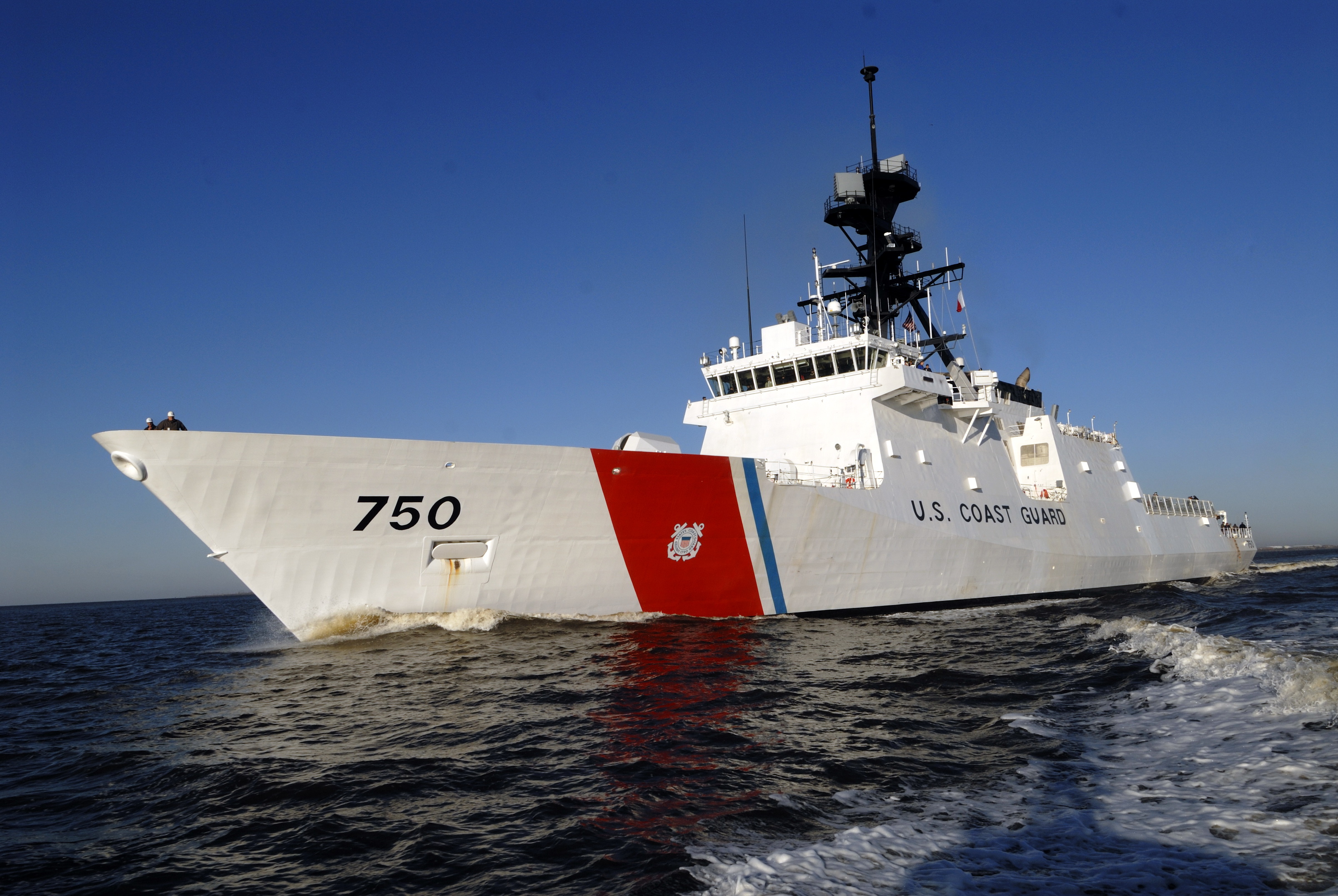 Stunning HD Wallpaper of U.S. Coast Guard in Action