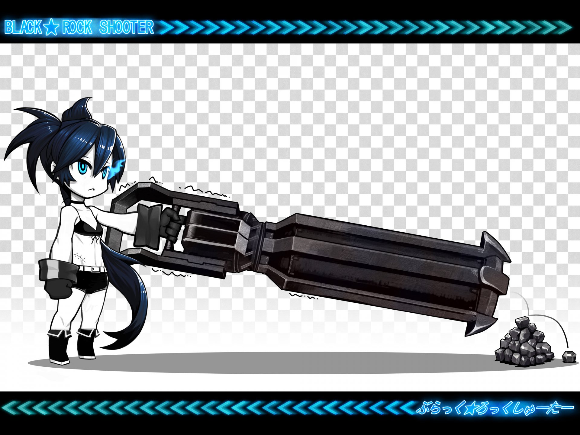 Download Anime Black Rock Shooter 4k Ultra HD Wallpaper