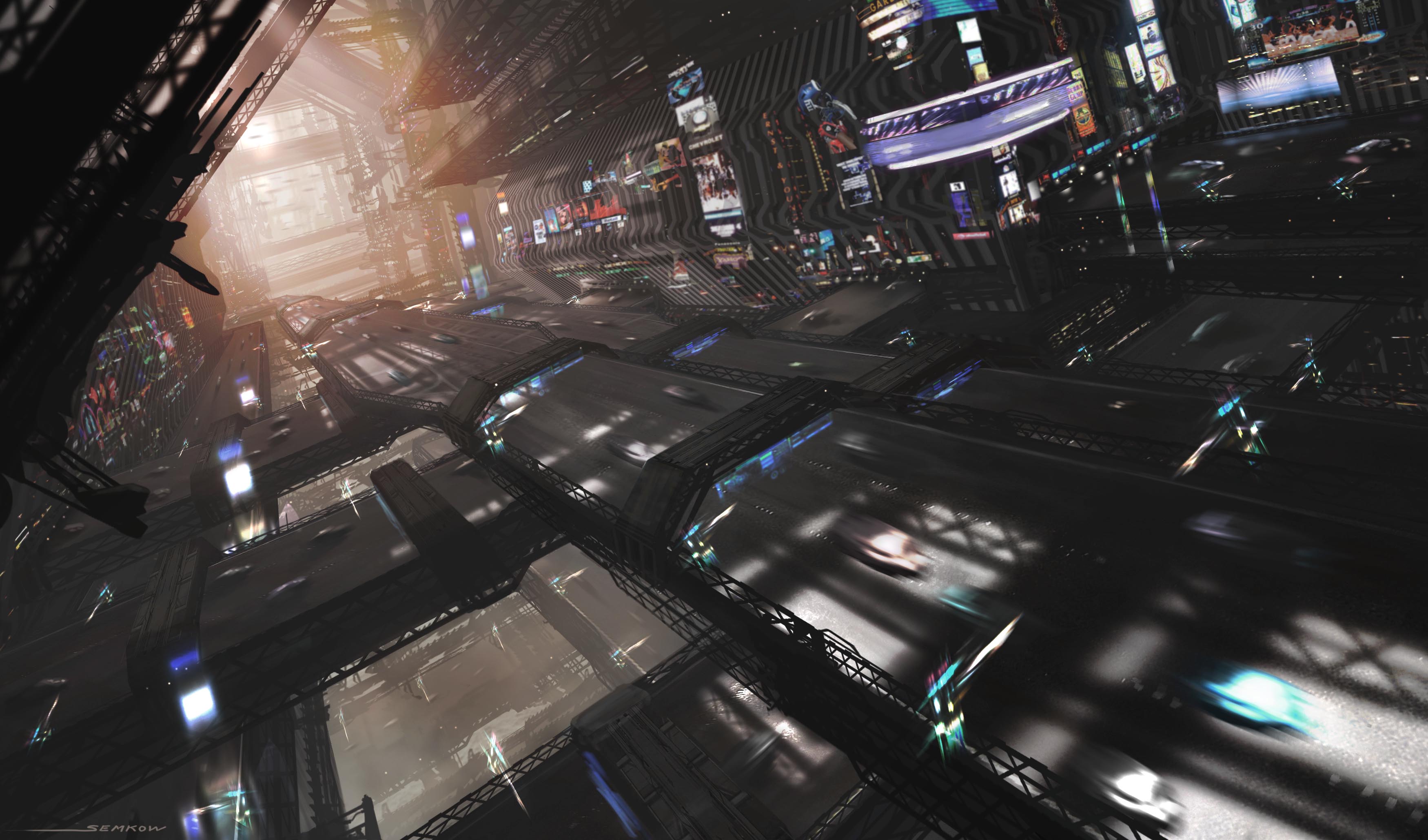 Night Artwork Futuristic City Cyberpunk Wallpaper Preview0.Jpg