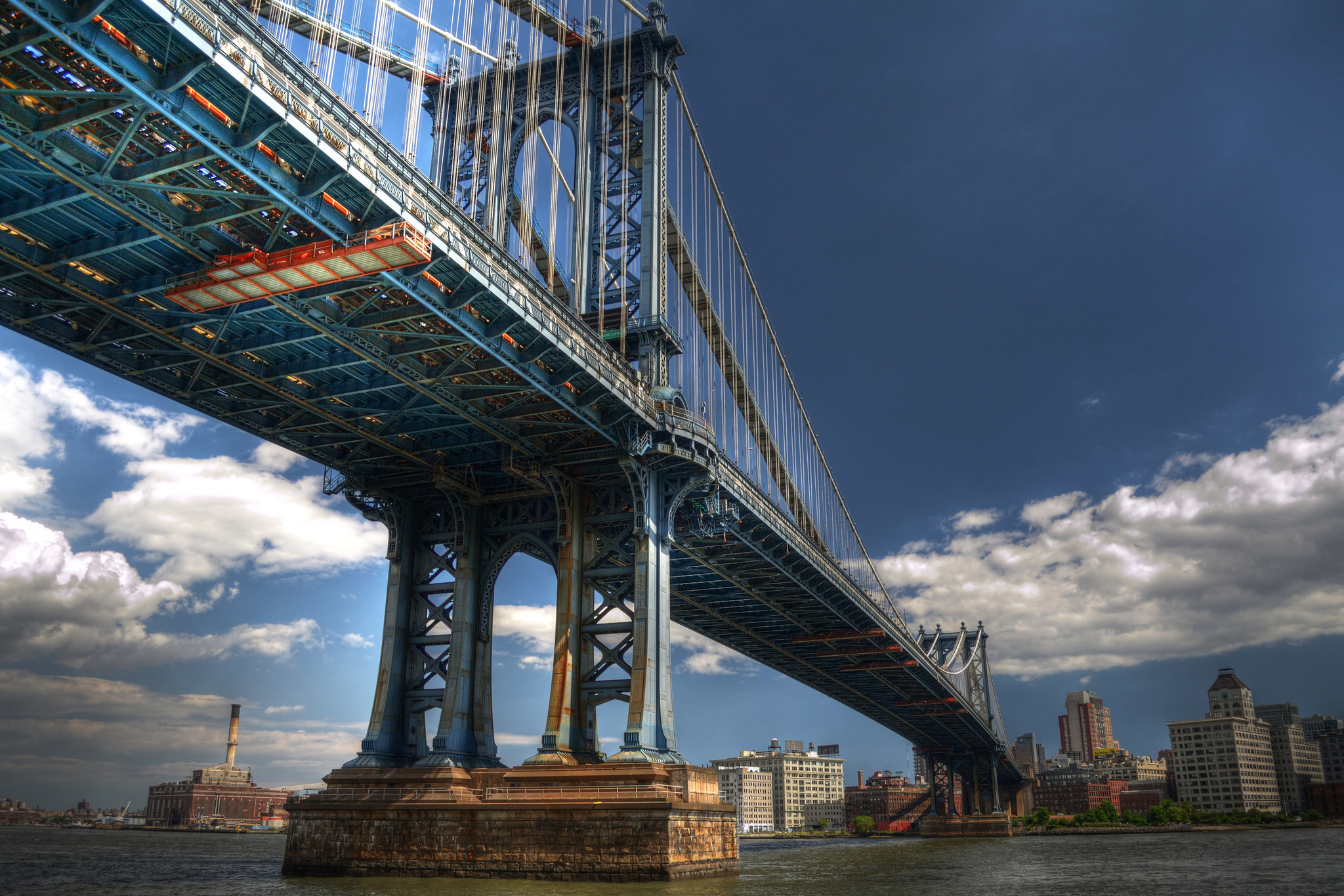 Man Made Manhattan Bridge HD Wallpaper | Background Image