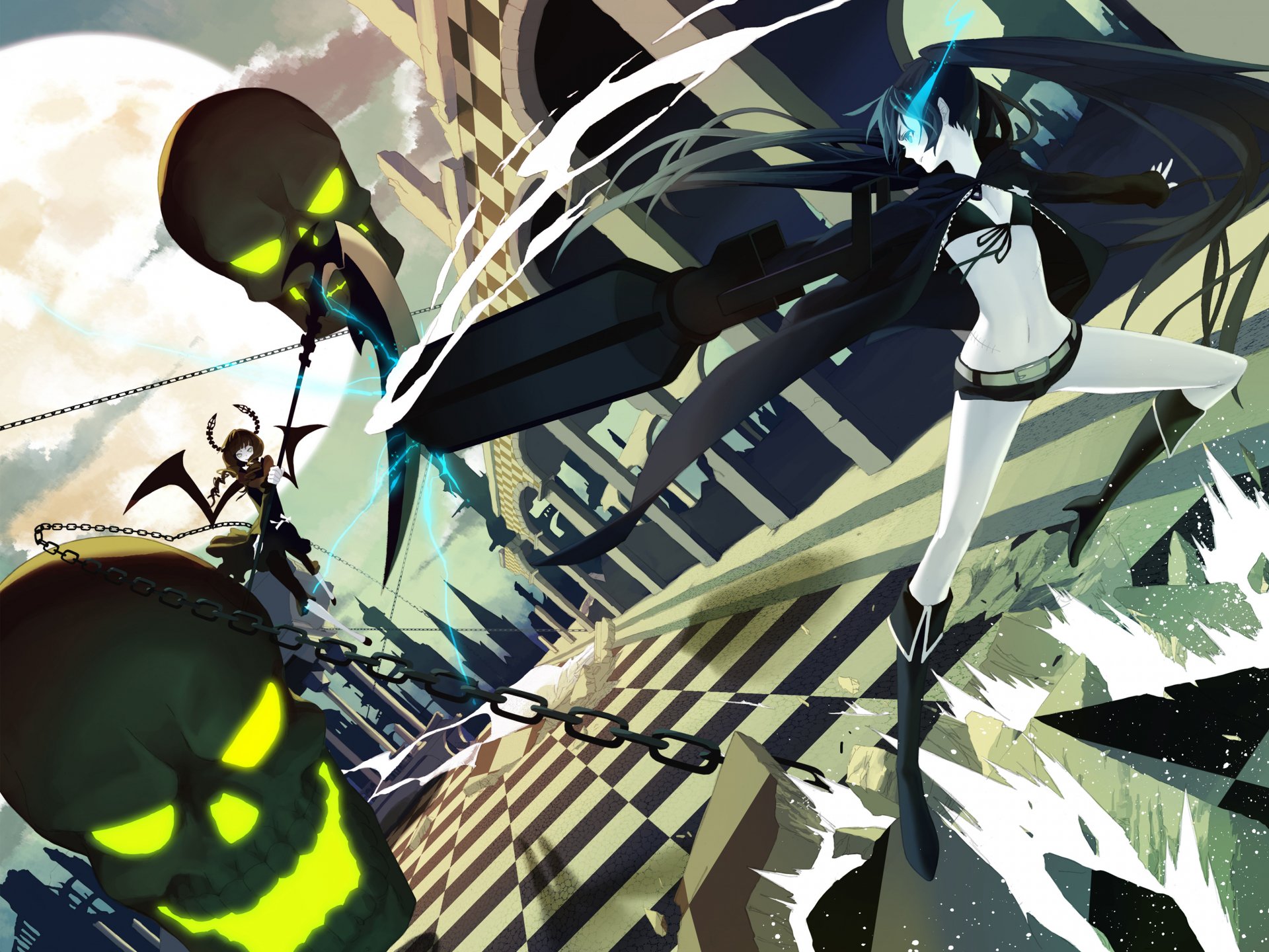 Black rock shooter картинки