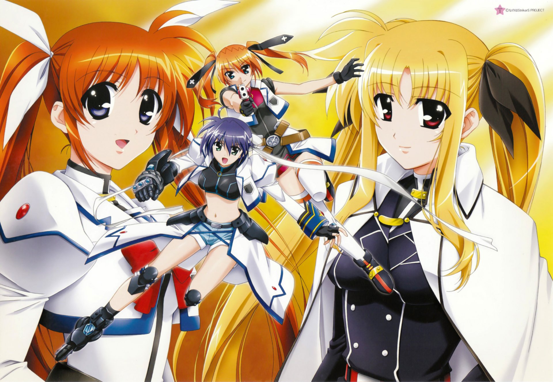 Download Anime Magical Girl Lyrical Nanoha HD Wallpaper