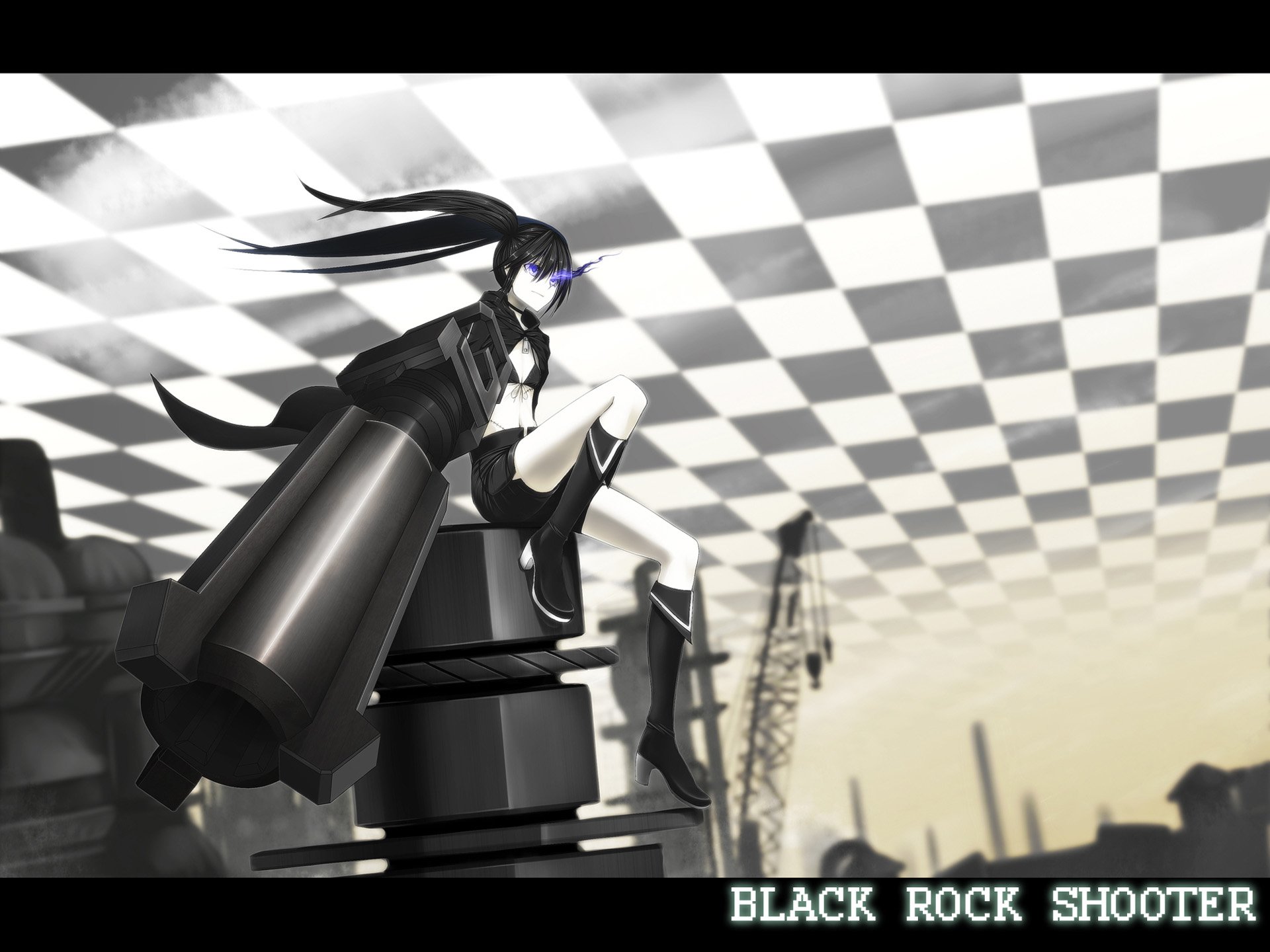 Download Anime Black Rock Shooter HD Wallpaper