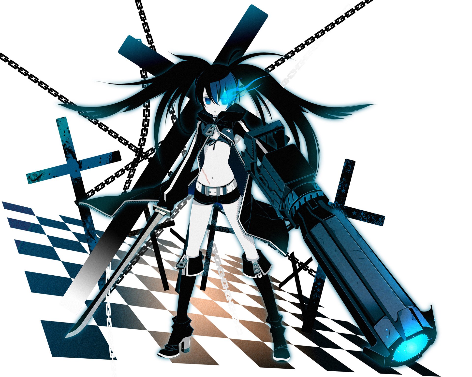 Anime Black Rock Shooter HD Wallpaper