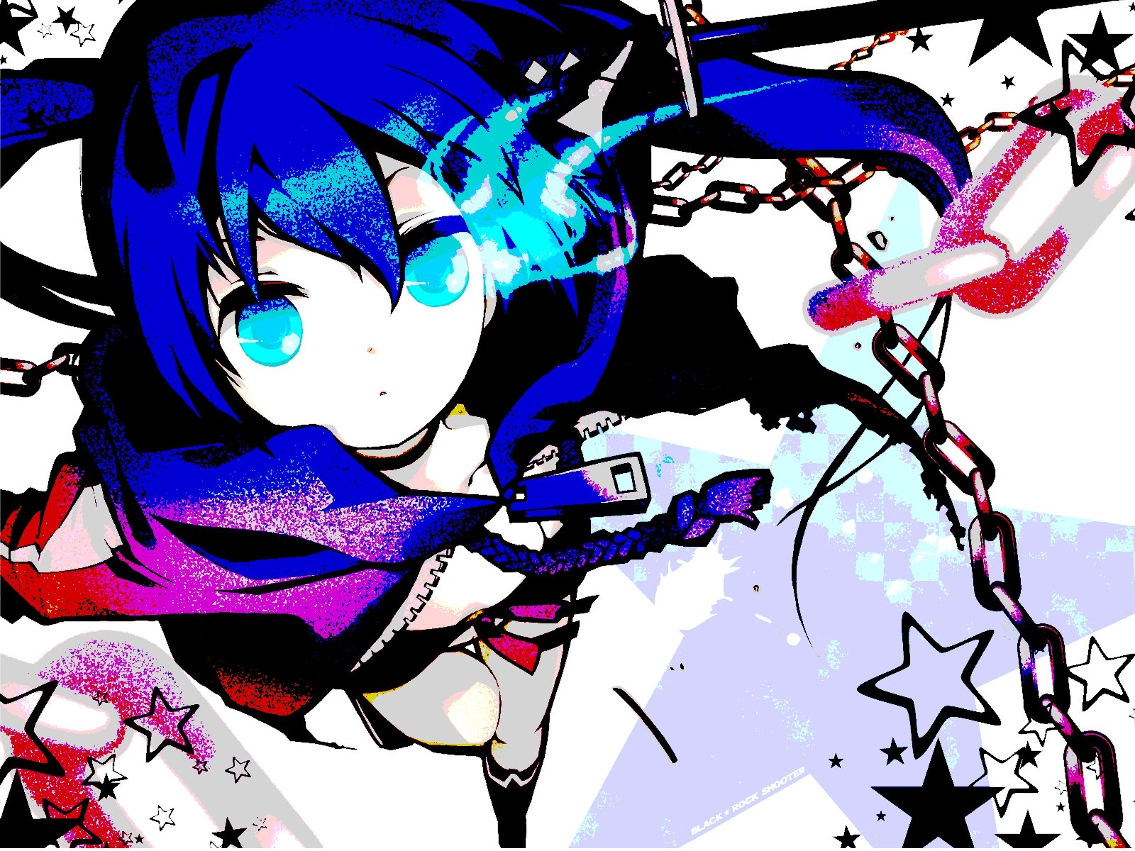 Download Anime Black Rock Shooter Wallpaper