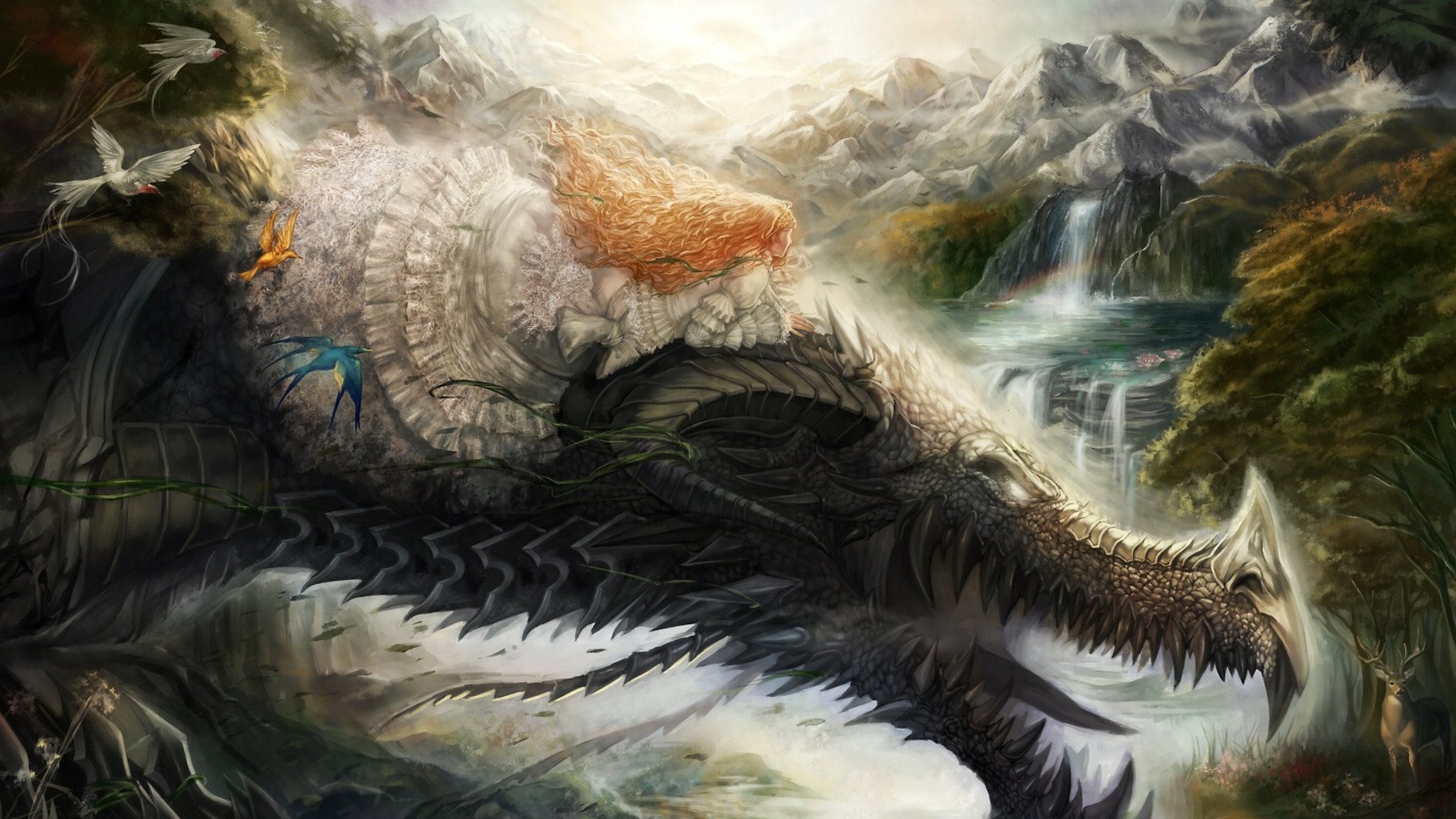 Download Fantasy Dragon HD Wallpaper