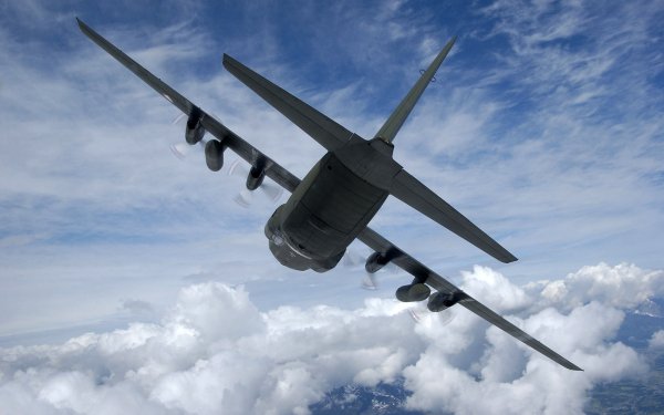 Military Lockheed C-130 Hercules Military Transport Aircraft Wallpaper
