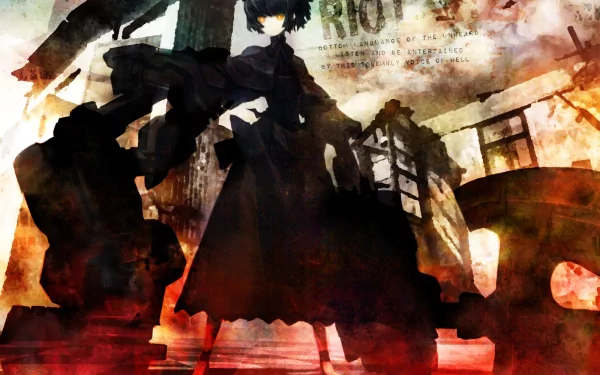 Strength (Black Rock Shooter) Anime Black Rock Shooter HD Desktop Wallpaper | Background Image