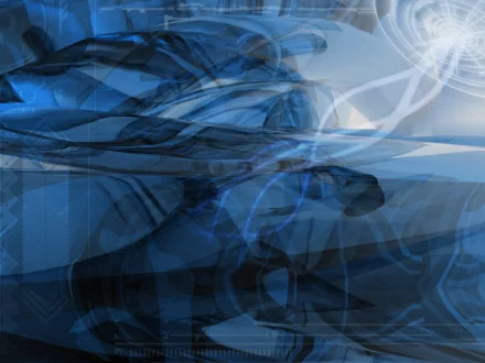 Abstract blue HD desktop wallpaper and background, featuring swirling shades and dynamic patterns.