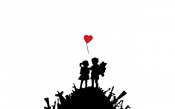 Artistique Amour Enfant Coeur Fond d'écran HD | Image