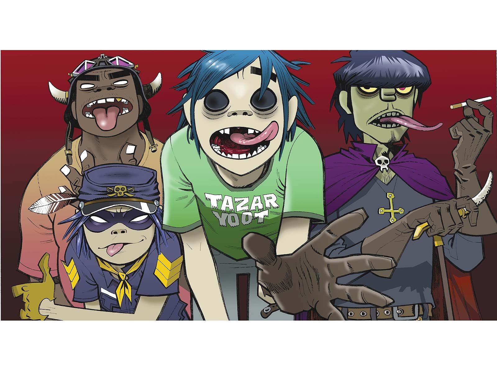 Featured image of post Wallpaper Gorillaz Imagenes Gorillaz feel good inc