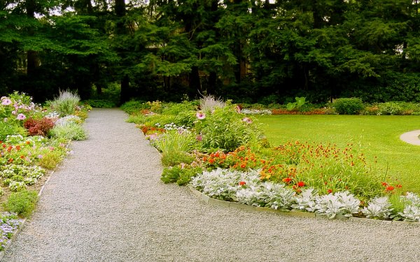 Man Made Garden Path HD Wallpaper | Background Image