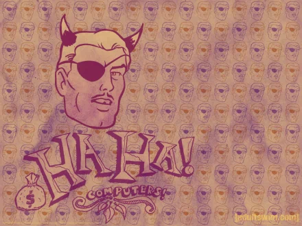 A vibrant HD wallpaper featuring Harvey Birdman, Attorney at Law, showcasing the character with a playful expression and cartoonish elements in the background.