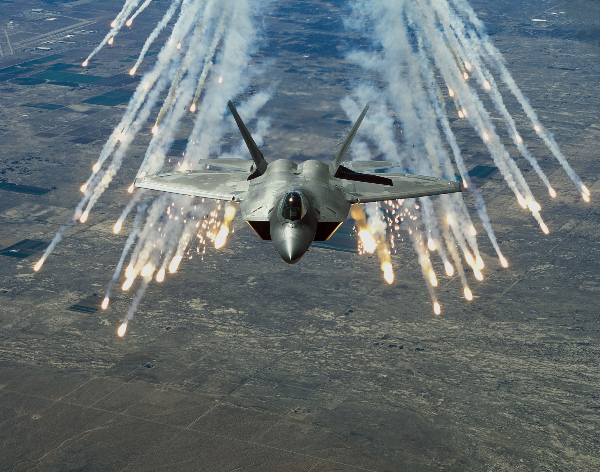 F22 Raptor Fighter Jet 622015 Wallpaper Background  Kicking Designs