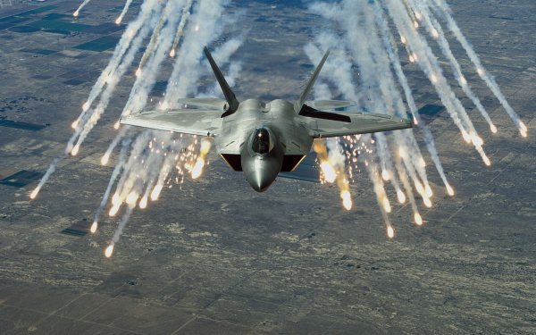 Military Lockheed Martin F-22 Raptor Jet Fighters United States Air Force HD Wallpaper | Background Image